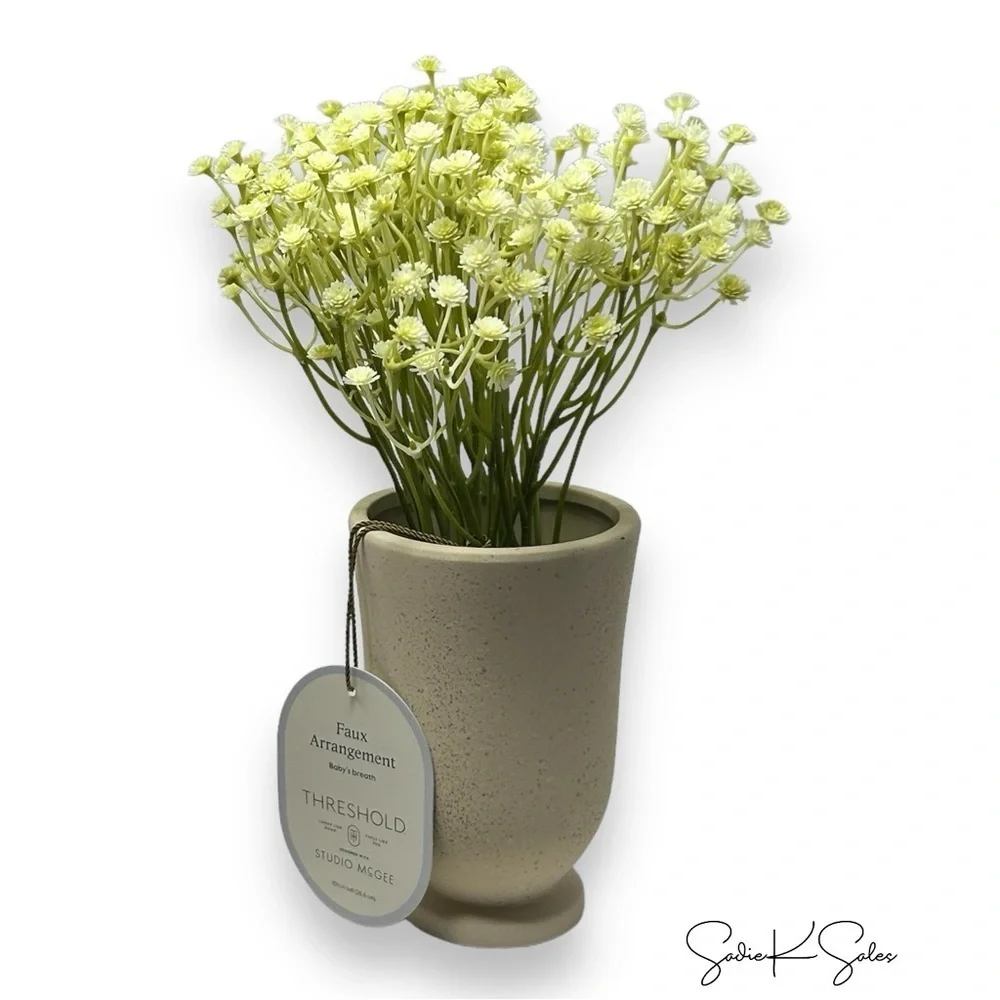 Studio McGee‎ Artificial Baby's Breath Arrangement - Threshold